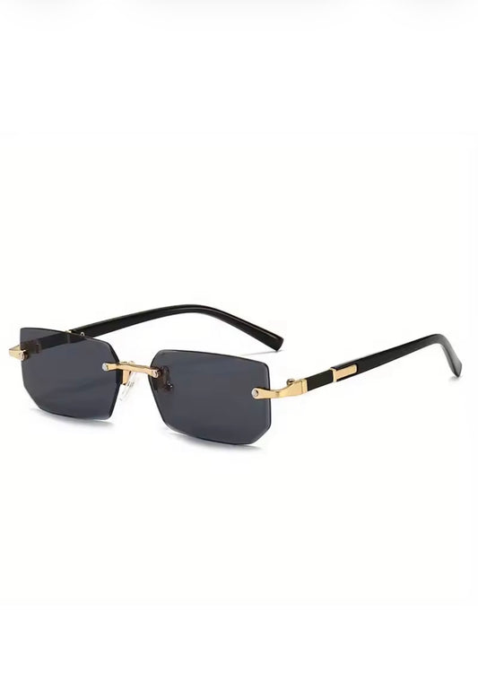 Rimless Sunglasses Rectangle